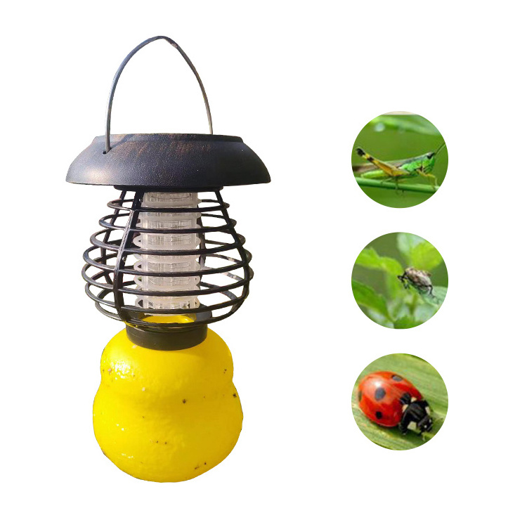 Waterproof Outdoor solar insect killer electronic mosquito killer and garden lamp