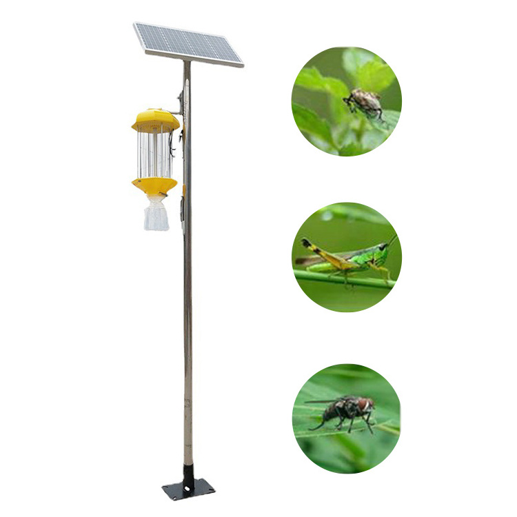 New Product Solar Bug Zapper Insect Killer Light Insect Trap For Indoor Mosquito Repellent Lamp