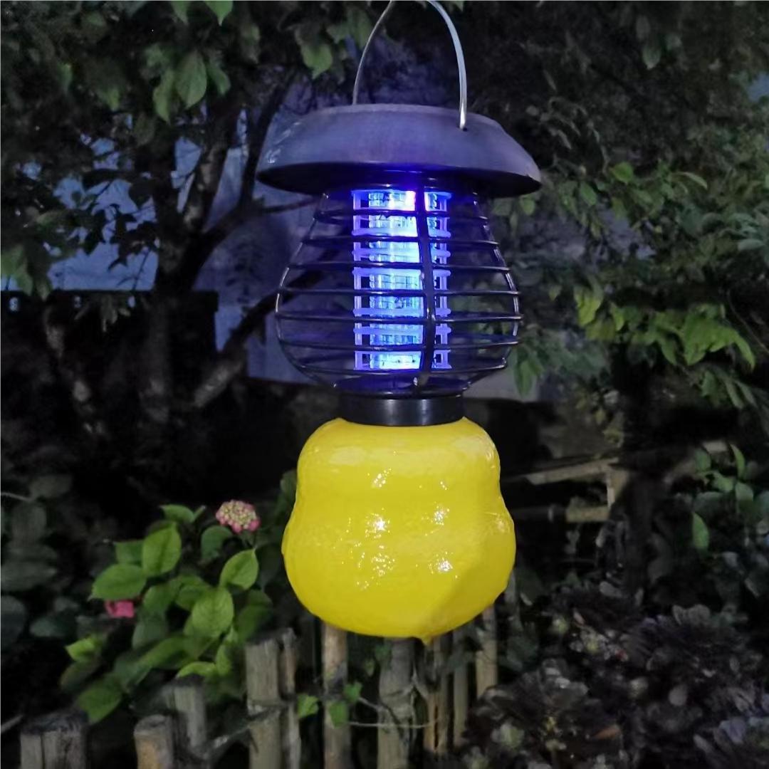 Solar Electric Mosquito Killer Small Lamp Indoor UV Mosquito Killer Lamp Efficient Bug Zapper Light