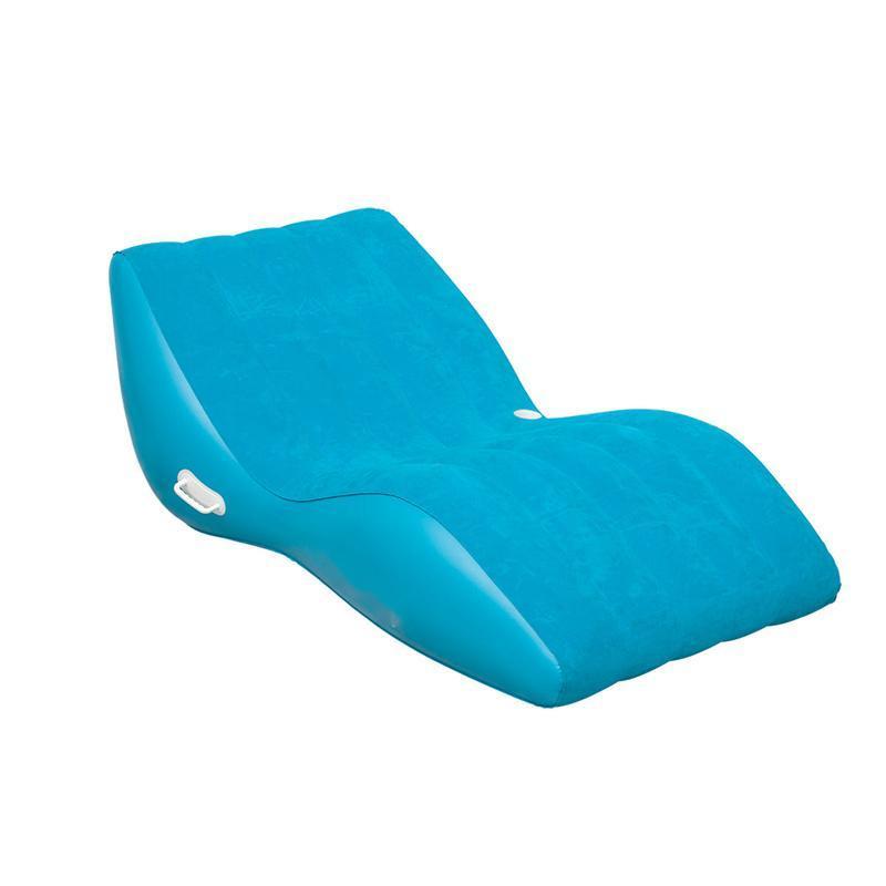 Promotion flocking inflatable lounge chair inflatable sofa set for living room furniture lounge relaxation from manufacturer