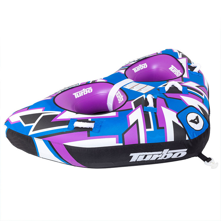 Chinese supplier of inflatable boat water lake tow tube towing 2 person jet ski,ring approved