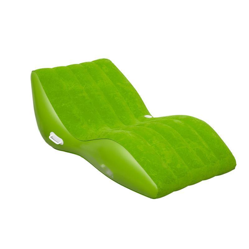 Promotion flocking inflatable lounge chair inflatable sofa set for living room furniture lounge relaxation from manufacturer