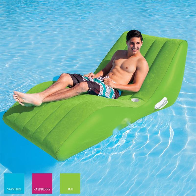 Promotion flocking inflatable lounge chair inflatable sofa set for living room furniture lounge relaxation from manufacturer