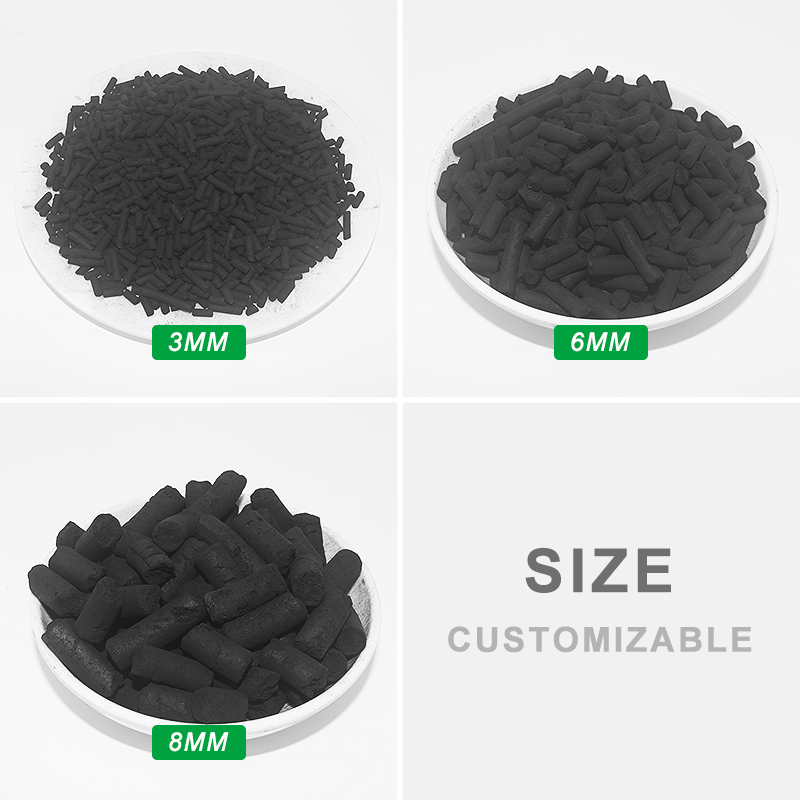 Manufacturer Ready To Ship 3Mm 4Mm Factory Price Columnar Active Charcoal Bulk Coal Pellet Activated Carbon For Air Treatment