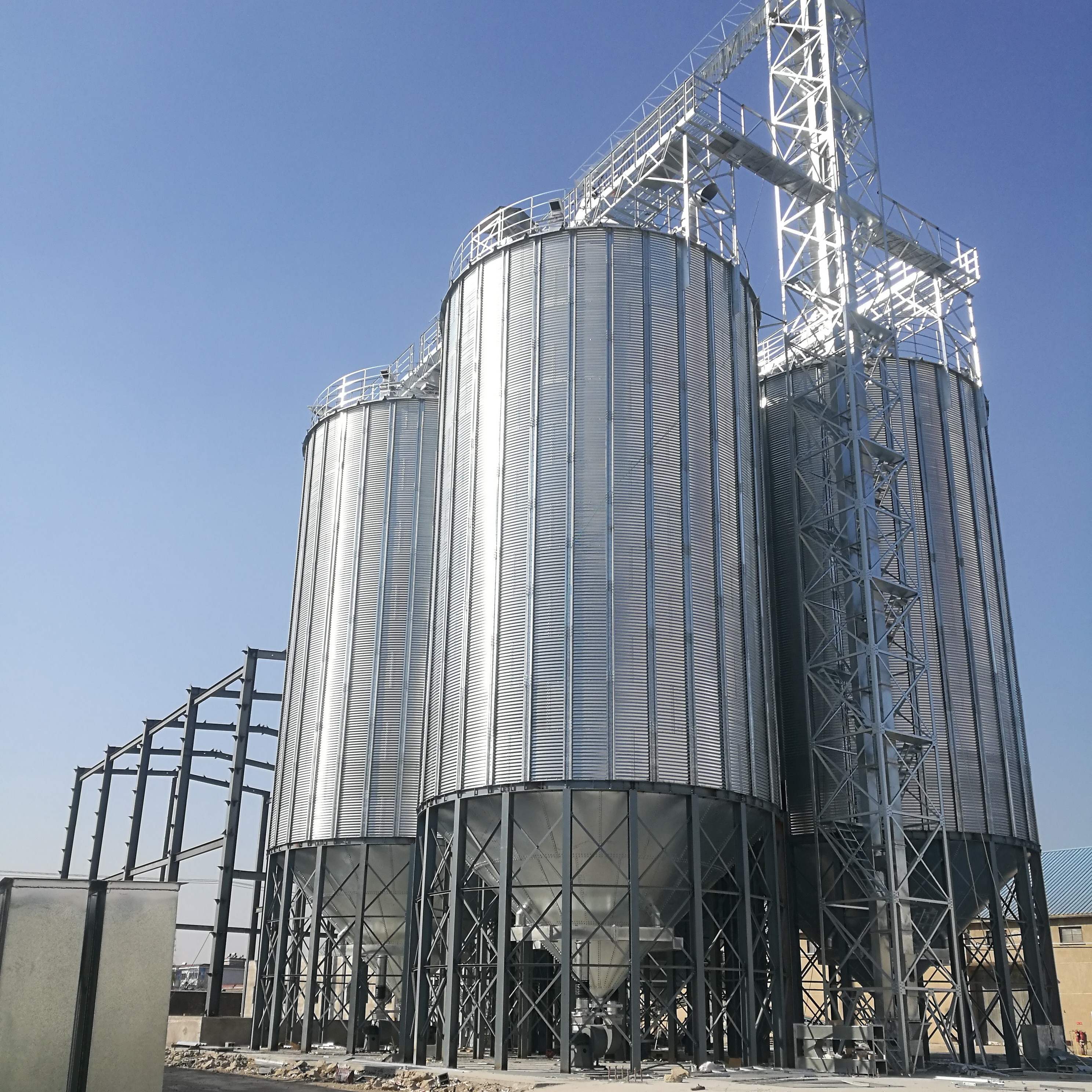 High capacity reliable storage steel silo / thermal insulation silo with good price for sale