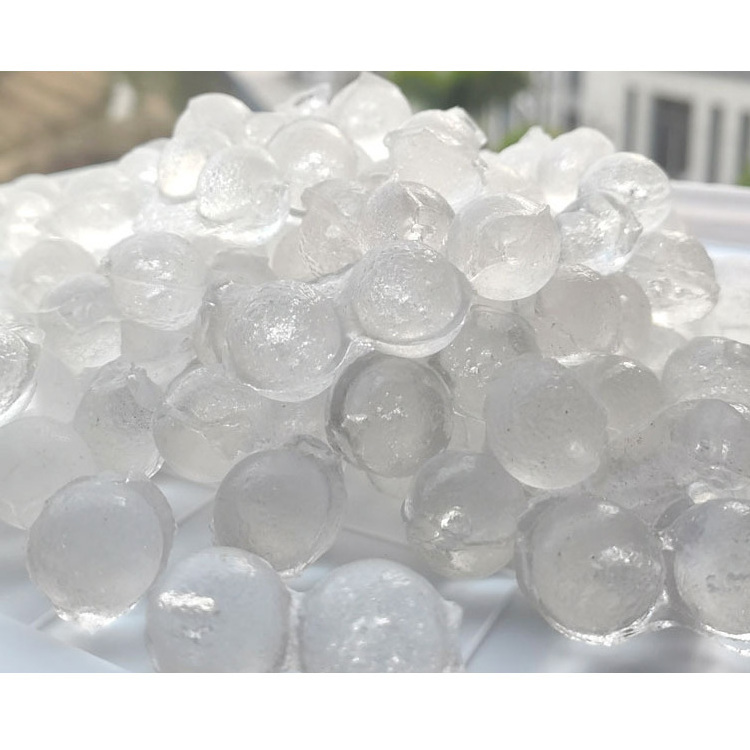 China 20 mm Food grade antiscale transparent glassy sodium siliphos polyphosphate crystal RO antiscale balls