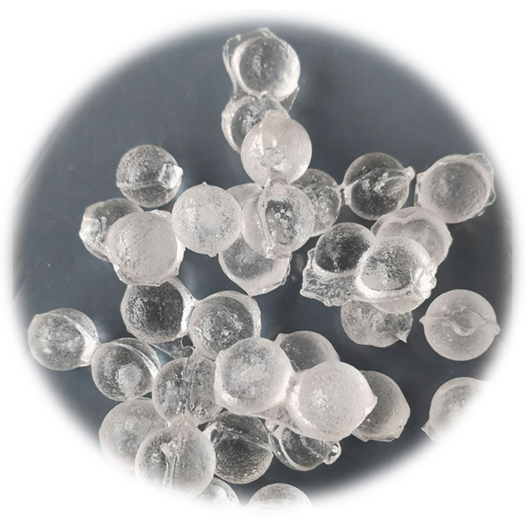 China 20 mm Food grade antiscale transparent glassy sodium siliphos polyphosphate crystal RO antiscale balls