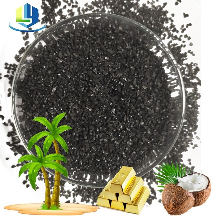 Manufacturer Price Water Treatment Coconut Shell Active Carbon Black Granular Gold Extraction Jacobi Activated Carbon