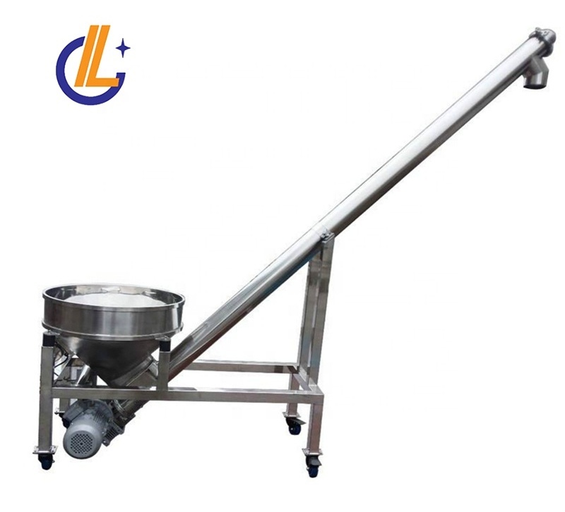 China hot sale stainless steel hopper screw auger conveyor