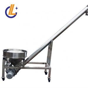 China hot sale stainless steel hopper screw auger conveyor