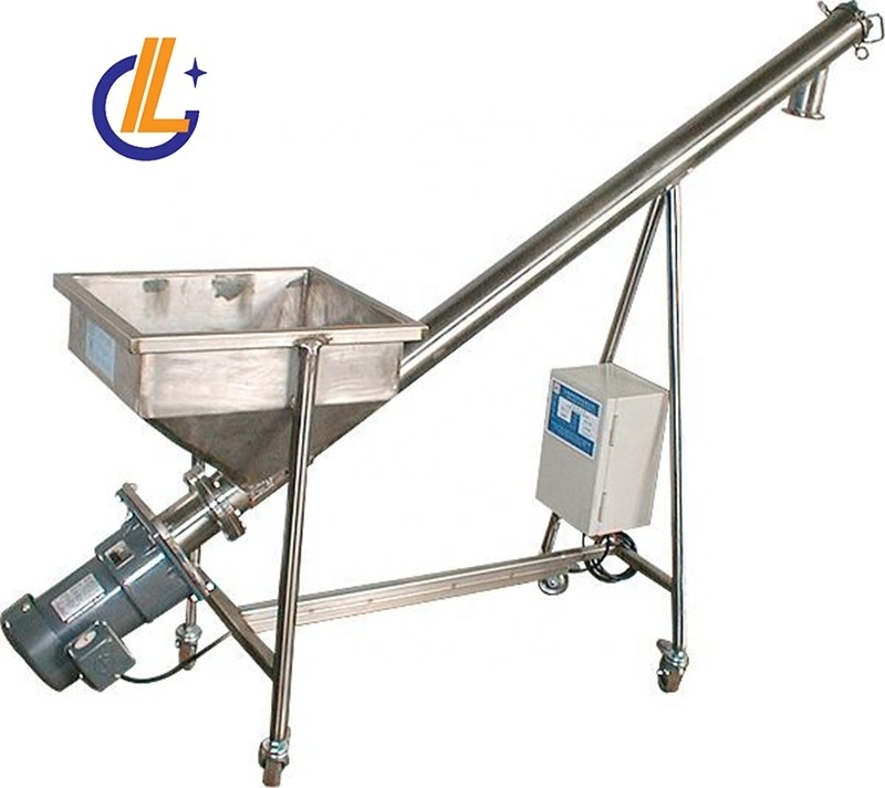 China hot sale stainless steel hopper screw auger conveyor