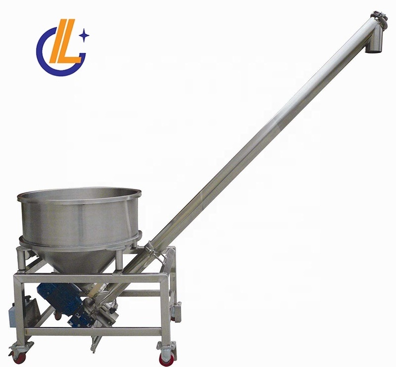 China hot sale stainless steel hopper screw auger conveyor