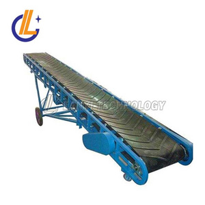 Large Capacity sand mobile inclined belt conveyor for truck loading unloading