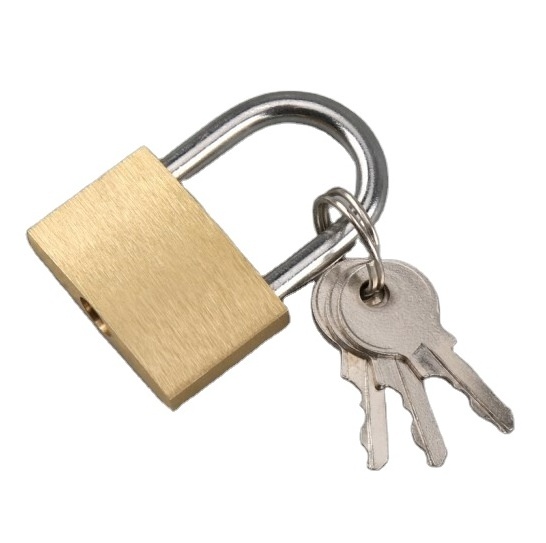 Top Security Pad Lock Keyed Different 60mm Cheap Copper Brass Padlock