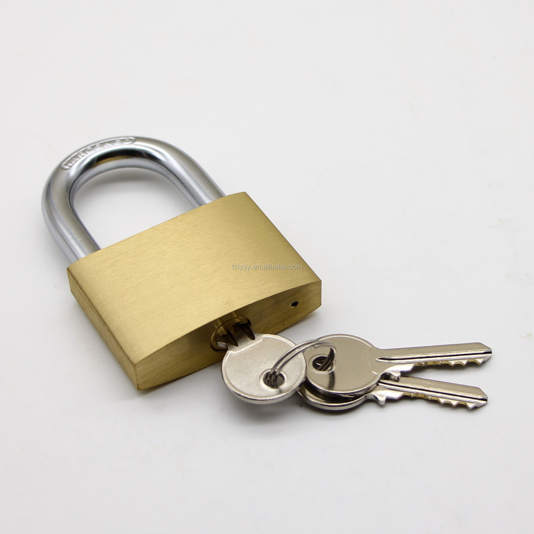 20-70mm Medium type brass padlock high security good quality cheap sample free padlock brass