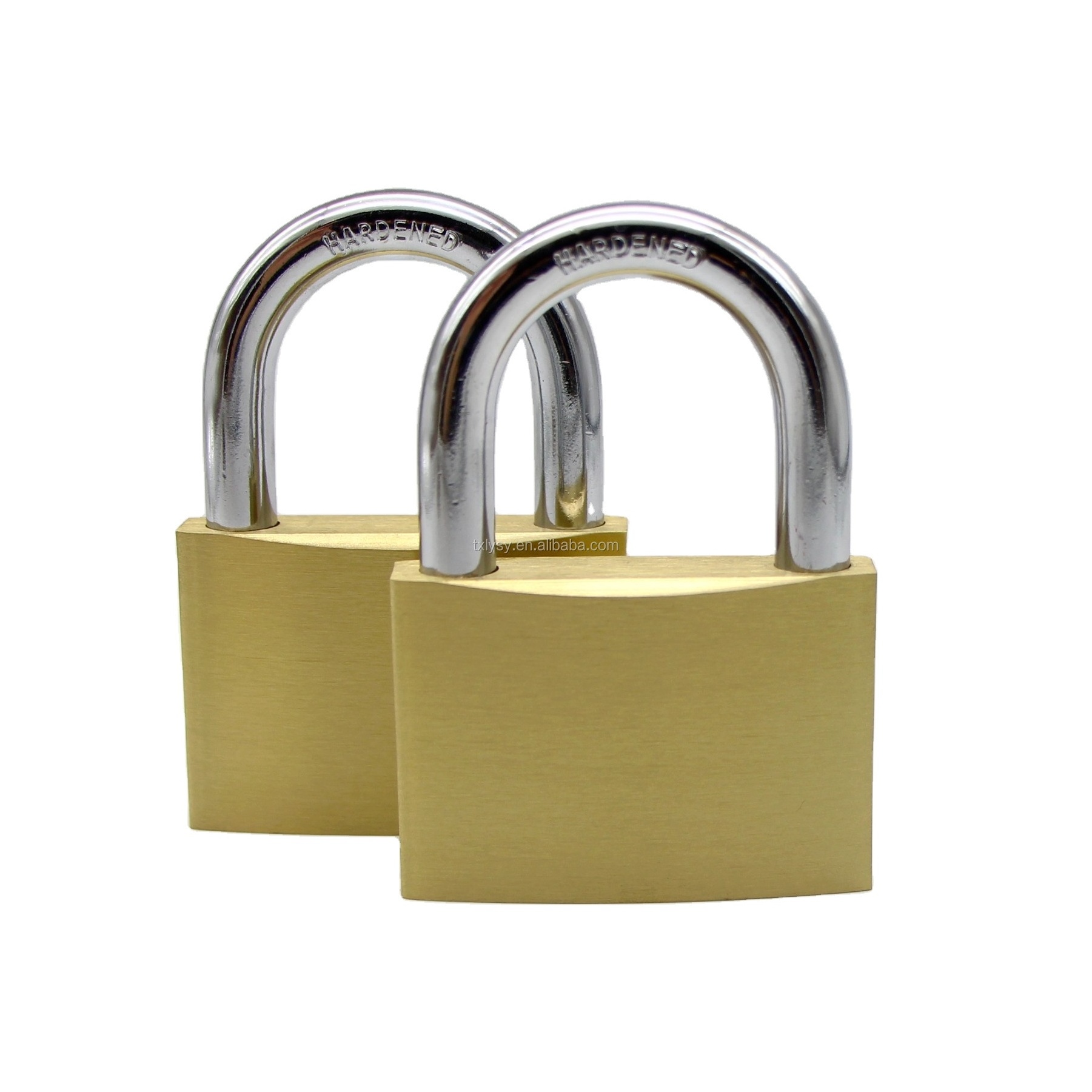 Cheap good quality safety 50mm heavy duty brass padlock