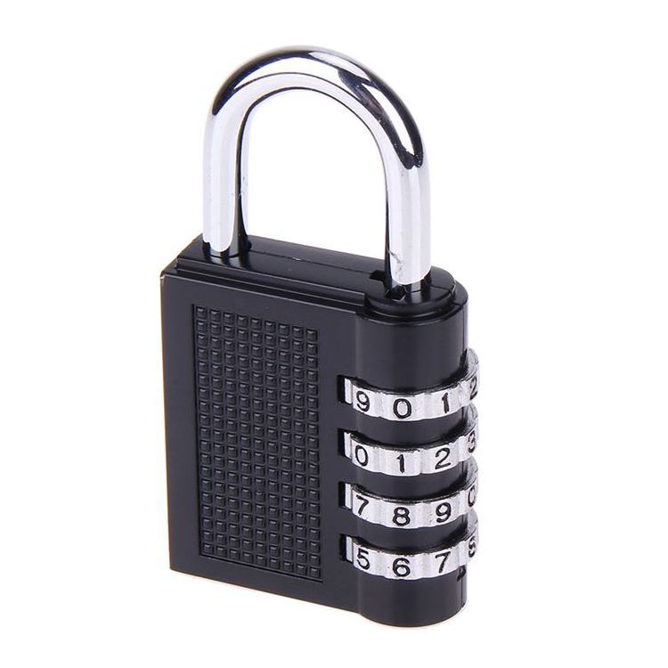 Cheap good quality safety luggage lock small 3 digit 30mm combination padlock