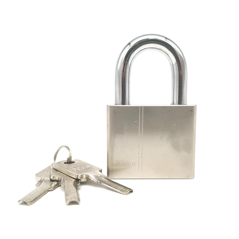 Quartet Atomic lock cheap safety imitate stainless steel iron padlock