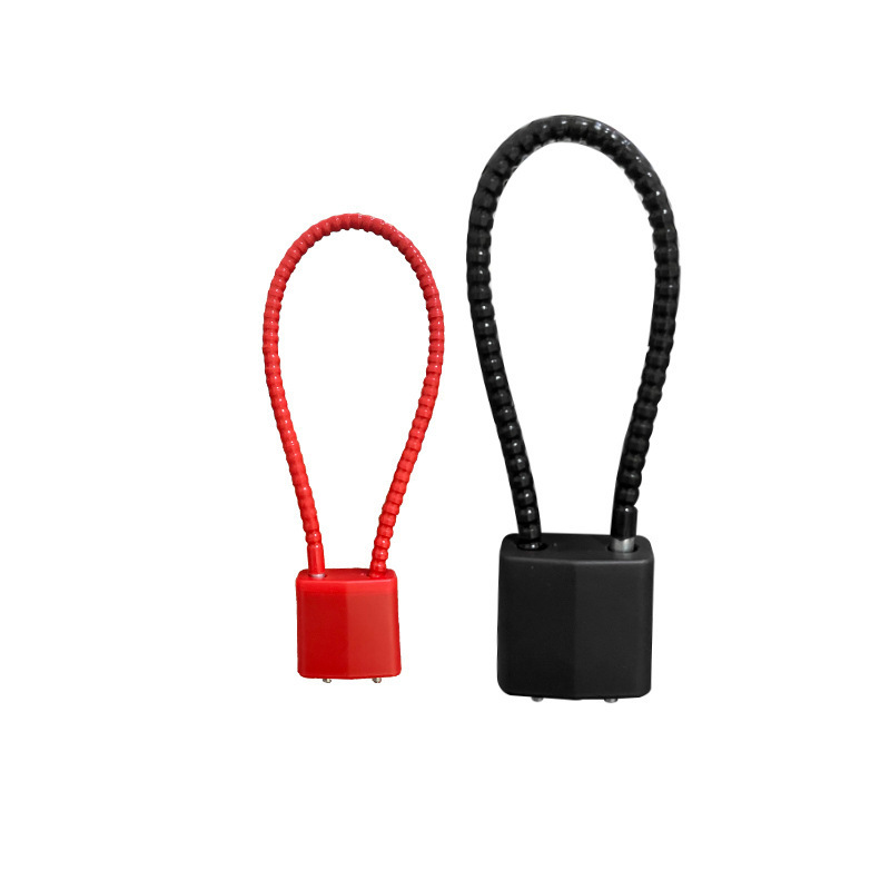 Safety reliable black red gun lock different length shackle cable lock