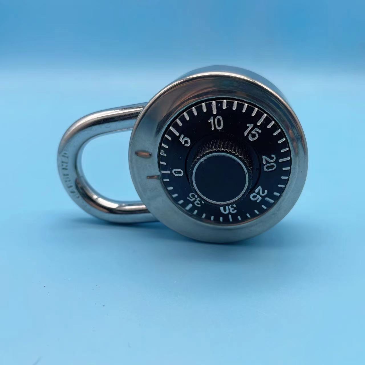 50mm dial stainless steel disc combination padlock good quality keyless disc lock