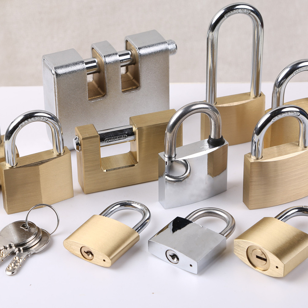 ODM&OEM All Kind of Padlocks Support Sample Cheapest High Security Brass Iron Zinc Alloy Steel Padlock with Iron Keys/Brass Keys