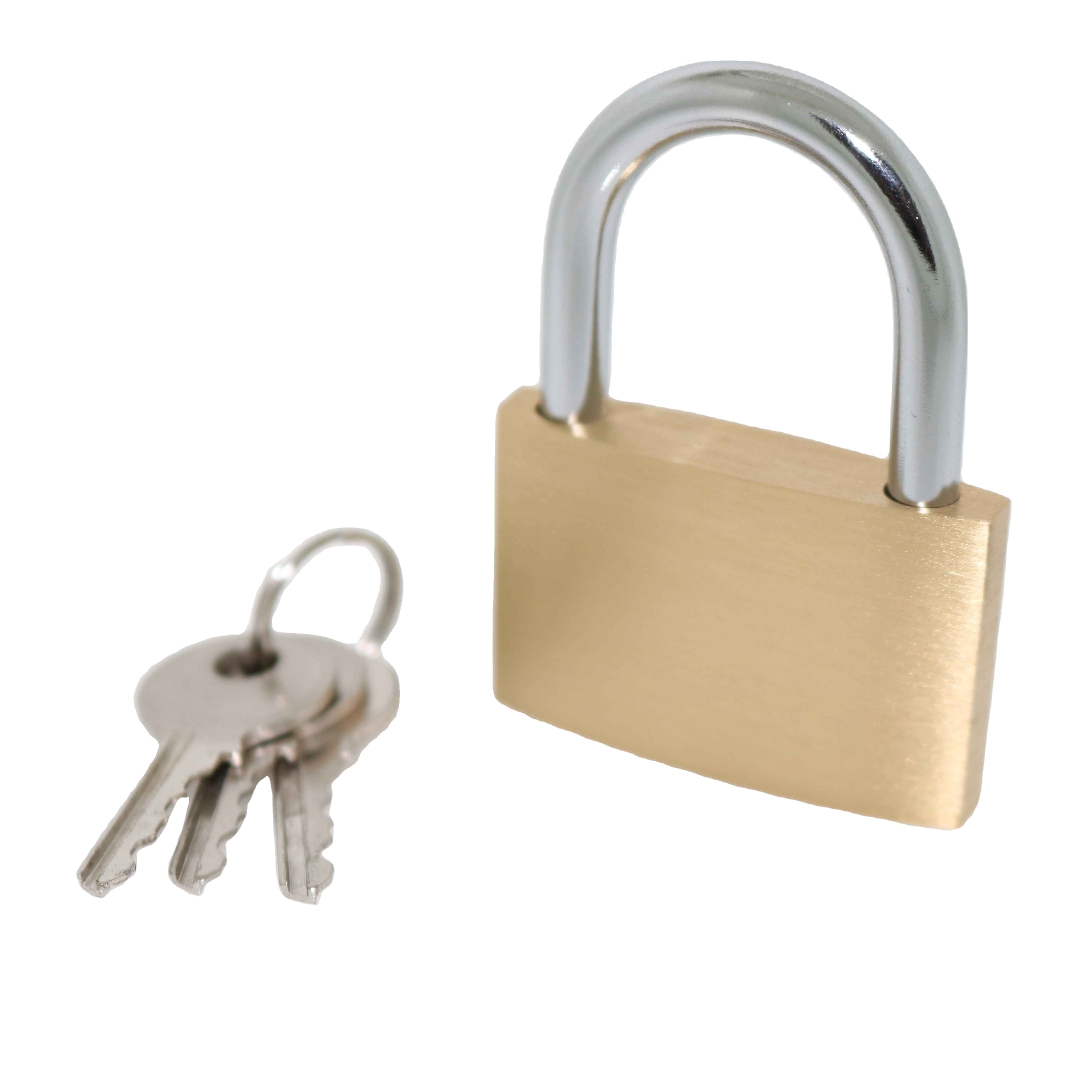 ODM OEM Custom Lock Top Security Pad Lock High Safety Padlocks Keyed Cheap Copper Solid Brass Padlock and Keys