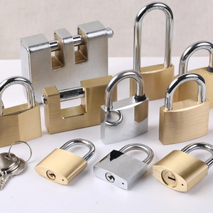 High Security Brass Iron Gun Disc Lock Fingerprint Combination Transparent Pad Lock Stainless Steel Laminated Padlock