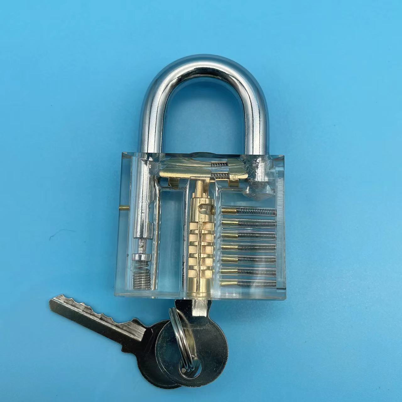 Good practice tool transparent padlock 2024 hot sale low price lock for padlock