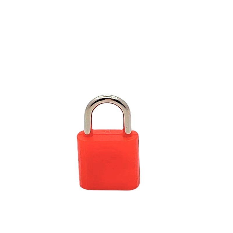 Cheap small luggage handbag lock colored plastic padlock