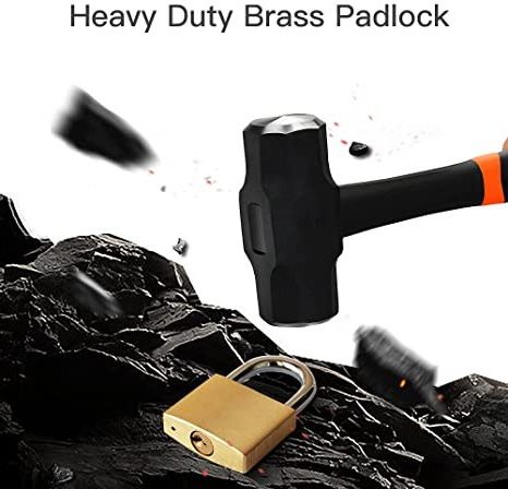 60mm Top security good quality padlocks anti theft anti rust heavy duty brass padlock with master key