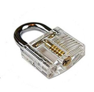 Good practice tool transparent padlock 2024 hot sale low price lock for padlock