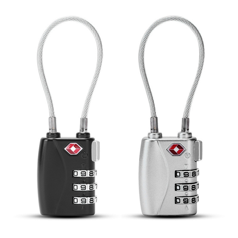 New Design combination 3 digit password lock travel luggage TSA padlock lock