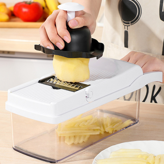 2024 Best kitchen accessories All In 1 Vegetable Chopper slicer cheese grater multifunctional vegetable cube cutter