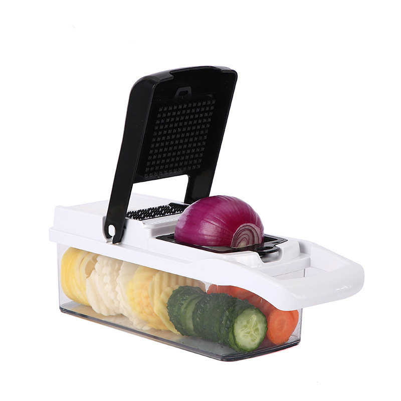 New Arrival 26 In 1 Hand Held Multifunctional Fruit Vegetables Cutter Slicer Vegetable Chopper With Container