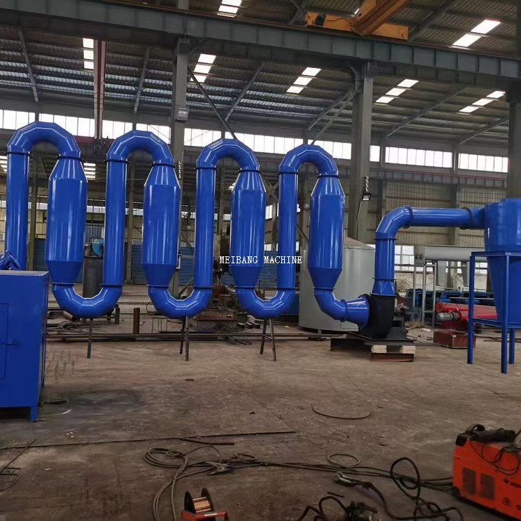 Wood Sawdust Air Flow Dryer Hot Air Piping Drying Machine