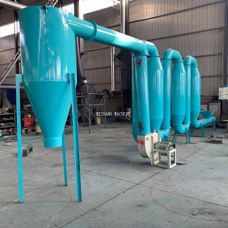 Wood Sawdust Air Flow Dryer Hot Air Piping Drying Machine