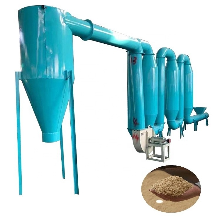 China Industrial Used 300kg/H Wood Shavings Drying Machine Airflow Pipe Wood Sawdust Dryer