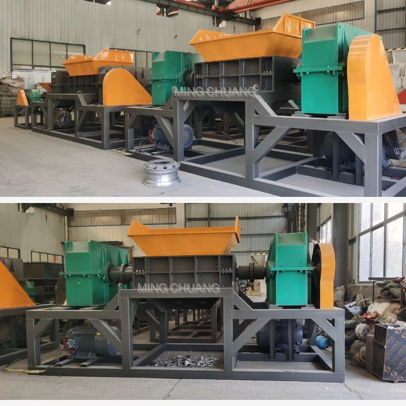 Multifunctional Rubber Crumb Tire Shredders Equipment Scrap Tyre Recycle Shredding Crusher Machine For Sale