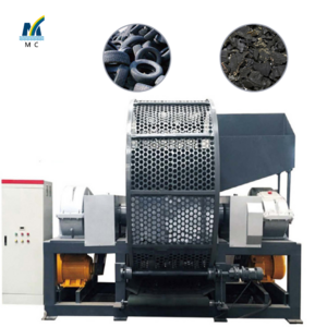 Automatic rubber tire shredder with screen hydraulic waste tire shredder machine used tire shredder for sale