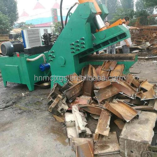 MC alligator small cutting waste manual scrap machinery guillotine shear sheet metal shearing machine