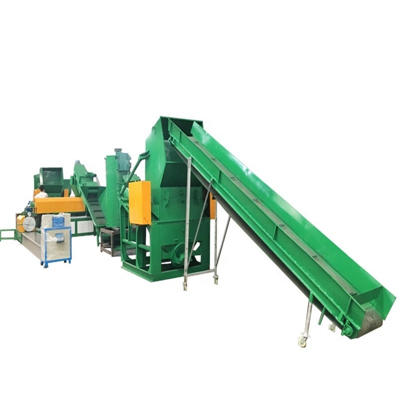 PVC PE PET plastic granulator recycling plastic pelletizing machine