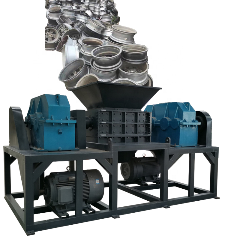 twin shaft shredder tyre shredder tyre recycling machine shredder