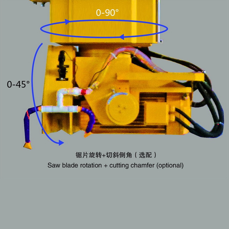 Promotional HTQ500A-1/2/3/4 integrated infrared bridge cutting machine 500 Monoblock Bridge Saw