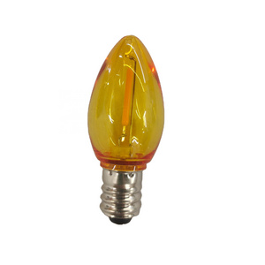 C7 Led Replacement led filament Lights Bulb for Outdoor String Lights Decoration (Yellow)