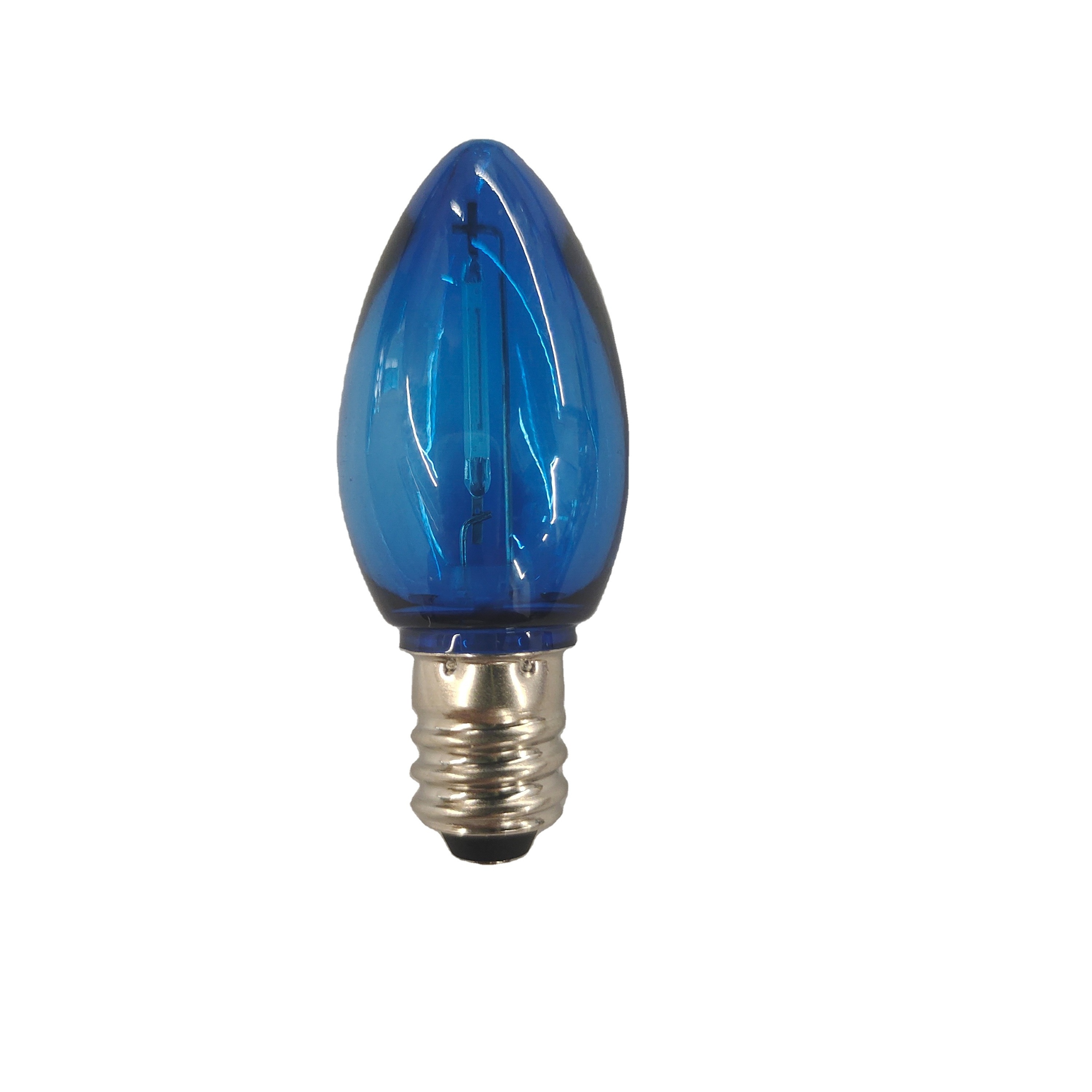 Blue led bulb e12 C7 Christmas LED Lights  Replacement LED filament Outdoor Bulb Holiday Party