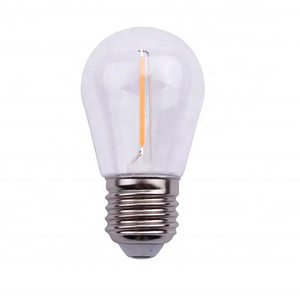 s14 filament bulb Replacement  Outdoor String Lights led filament bulb Clear Plastic led bulb filament