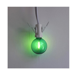 Green G40 christmas LED filament  lights plastic Replacement 0.6W E12 for Decorative lighting