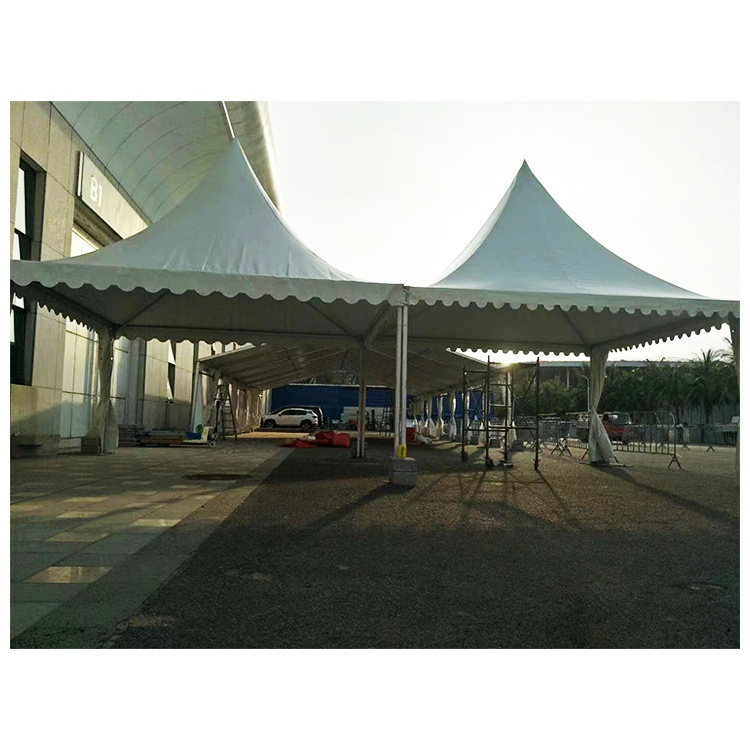 Factory Wholesale White Pvc 5X5 Pagoda Outdoor Garden Tent Canopy Large Tents For Events