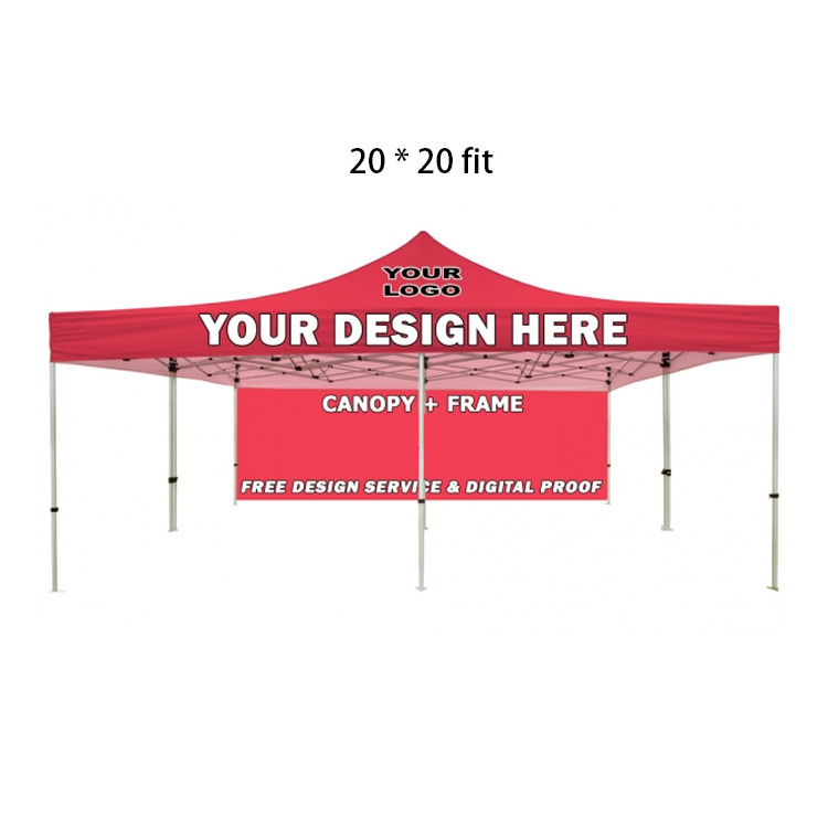 No Moq 40*40mm 20*20fit Aluminium Exhibition Tents Sidewalls Folding Canopy Business work Outdoor Foldable Garden Gazebo Tent