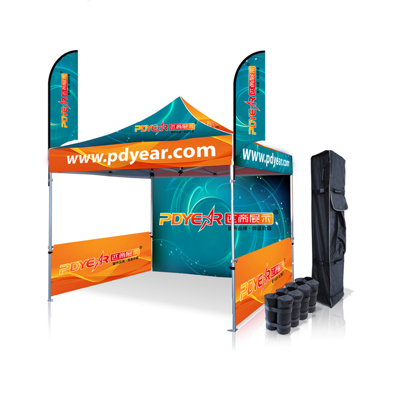 10x10ft 3x3m factory folding aluminium custom ez up pop up canopy tent event outdoor trade show advertising tent